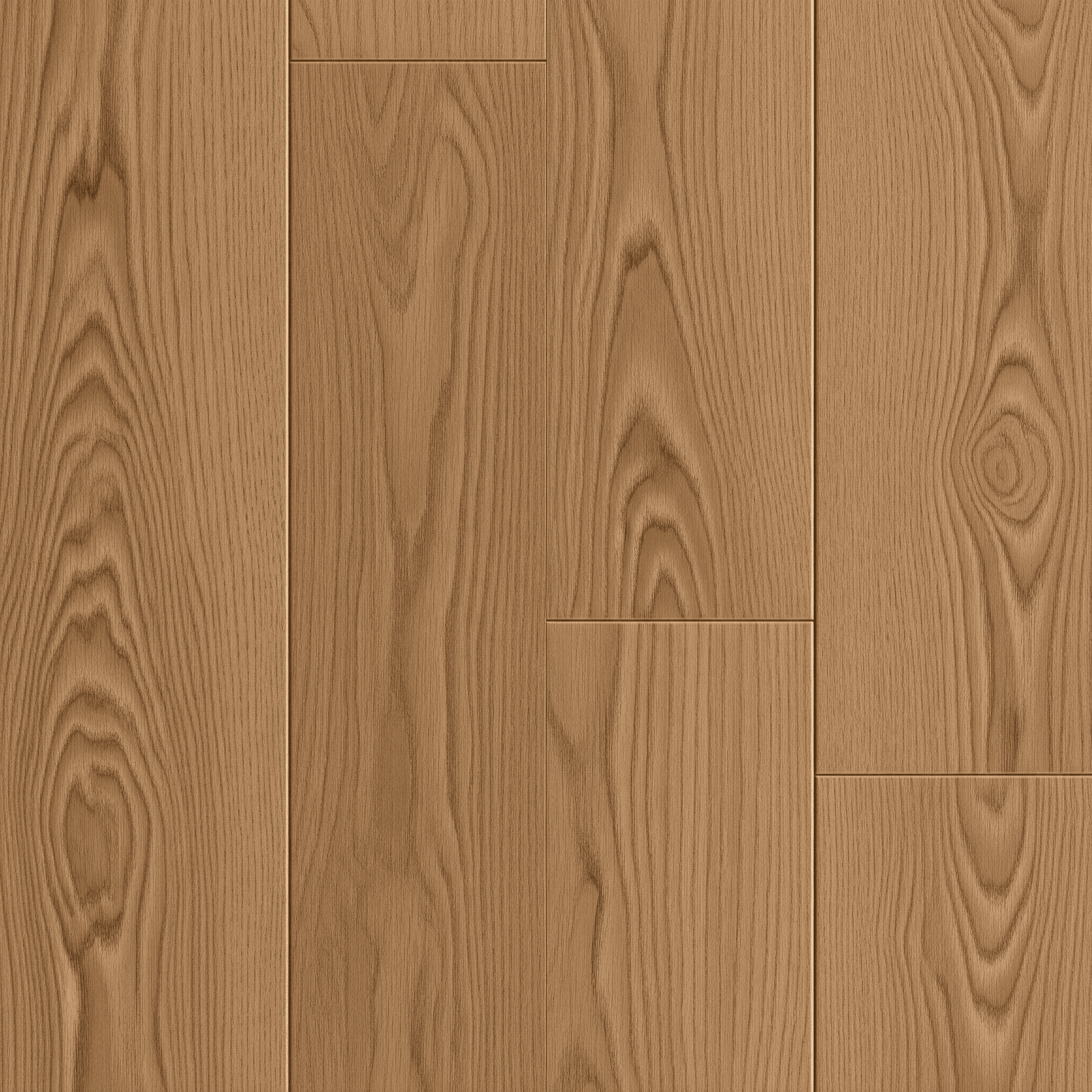 Carolina Hickory — medium tan-brown vinyl plank with prominent grain and cinnamon undertones